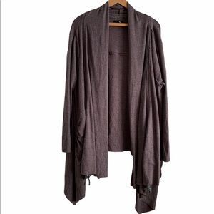 Ryu Women’s Brown Long Sleeve Cardigan Size Large